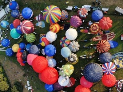 This is the Bristol Balloon Fiesta