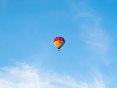 Balloon in Blue Sky