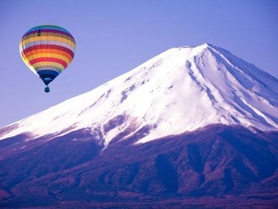 Balloon over Mountain