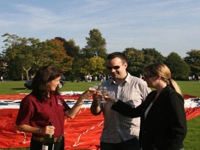 Champagne Hot Air Balloon Flights