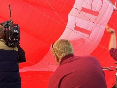 bbc business filming red letter days bristol international balloon fiesta