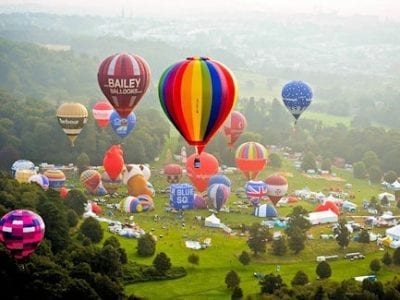 bristol ballon fiesta daytime