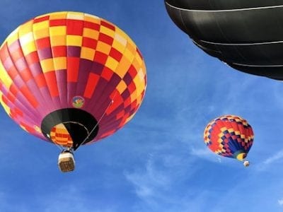 champagne balloon flight