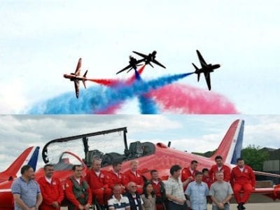 red arrows