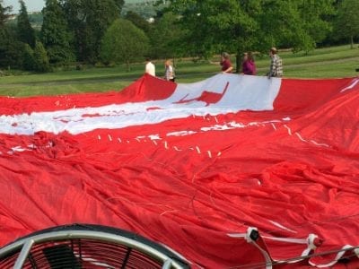 red letter days hot air balloon at ashton court