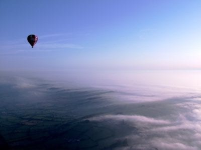 1. balloon above cloud near Bath